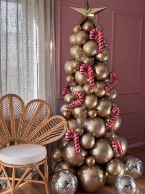 Фигура из шаров «Елка новогодняя»