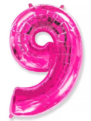 Фольгированный шар цифра 9, Фуше