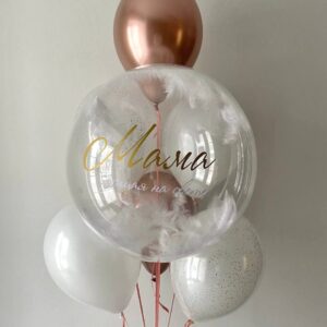 Композиция из шаров «Любимой маме»