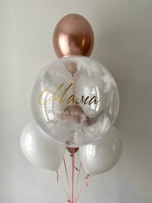 Композиция из шаров «Любимой маме»