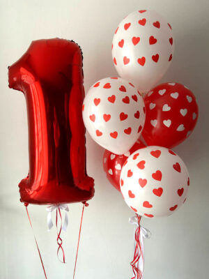Композиция из шаров «Первый годик»