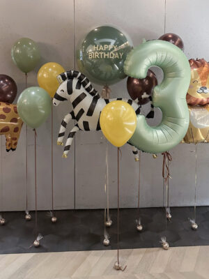 Сет из шаров «Веселые зверята»