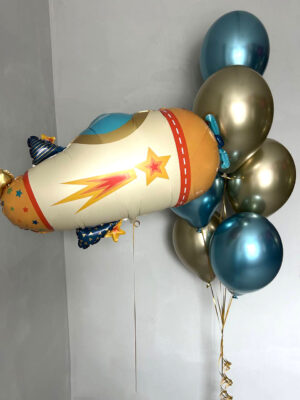 Сет из шаров «Веселый самолетик»