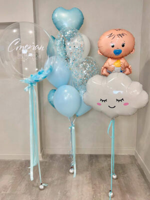 Шары на выписку из роддома «Выписка мальчика №14»