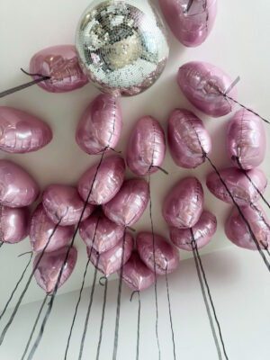 Шары под потолок «Фольгированные сердца»