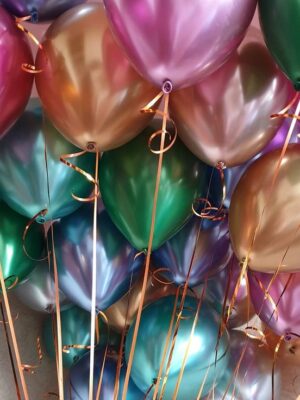 Шары под потолок «Хром ассорти»